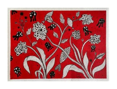SKIBA-33 Red life Garden by Dr. Gopi Tatamiya